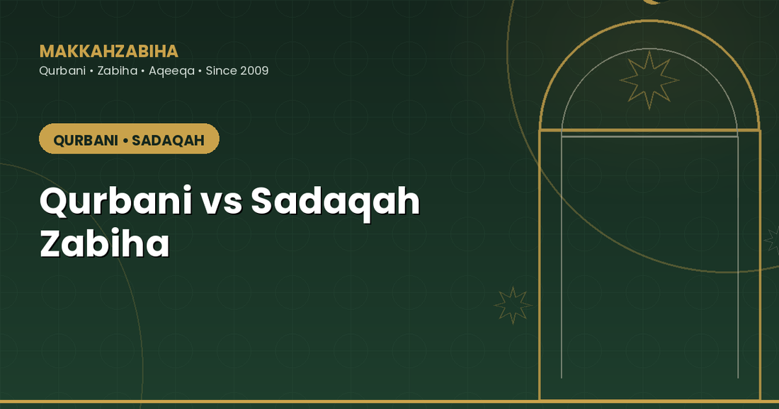 Qurbani vs Sadaqah Zabiha What's the Difference